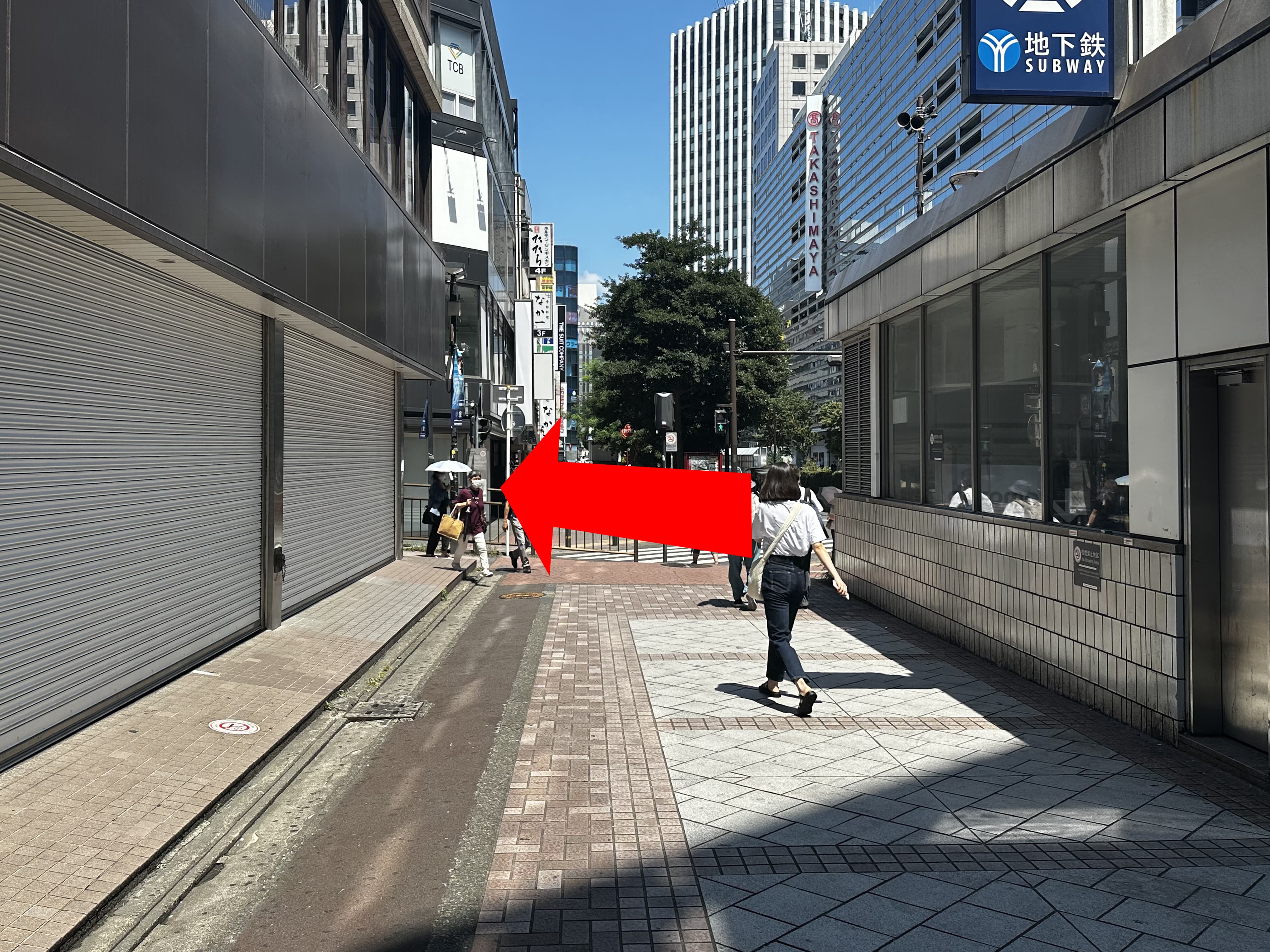 横浜駅JR、東横線西口から